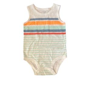 3/$25 Carter’s Striped Sleeveless Onesie NWOT